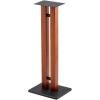 image:imageMonolith Speaker Stands Each 50 Lbs Capacity Adjustable Spikes Sturdy Construction Ideal for Home Theater Speakers Adjustable Spikes 28 Inch Cherry Wood Finish32 Inch