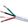 image:imageMonoprice 4Conductor Speaker Wire  CL2 Rated Color Coded 12AWG 250 Feet White  Access Series