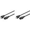 image:imageMonoprice 6ft 14AWG Power Cord Cable w 3 Conductor PC Power Connector Socket 15A Black amp 10ft 16AWG Power Cord Cable w 3 Conductor PC Power Connector Socket  Black