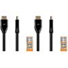 image:imageMonoprice Certified Premium HDMI Cable  4K60Hz HDR 18Gbps YUV 444 Dual Video Stream Compatible with DVD Player 28AWG 6 Feet Black1 Count Pack of 2