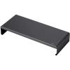 image:imageMonoprice Medium Multimedia Desktop Stand Black Glass 276 x 122 x 3  Stand amp Riser Laptop Stand Desktop TV Stand Dual Monitors w Height Adjustable Legs  Workstream Collection 116360 256 x 110Black Metal