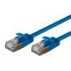 image:imageMonoprice SlimRun Cat6A Ethernet Patch Cable  Network Internet Cord  RJ45 Stranded STP Pure Bare Copper Wire 36AWG 3ft BlackBlue