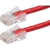 image:imageMonoprice ZerobootCat6 Ethernet Patch Cable  Network Internet Cord  RJ45 Stranded 550Mhz UTP Pure Bare Copper Wire 24AWG 25ft BlackRed