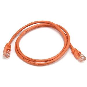 Monoprice 10FT 24AWG Cat5e 350MHz UTP Ethernet Bare Copper Network Cable – Gray(Orange)