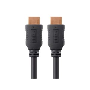 Monoprice 4K High Speed HDMI Cable – 4K60Hz, 18Gbps, HDR, 20ft, Black – 3 Pack(30 Feet (1 Pack))