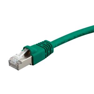 Monoprice 50FT 24AWG Cat6A 500MHz STP Ethernet Bare Copper Network Cable – Blue(Green)
