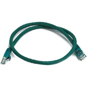 Monoprice Cat5e Ethernet Patch Cable – Network Internet Cord – RJ45, Stranded, 350Mhz, UTP, Pure Bare Copper Wire, 24AWG, 5ft, Purple(Green)