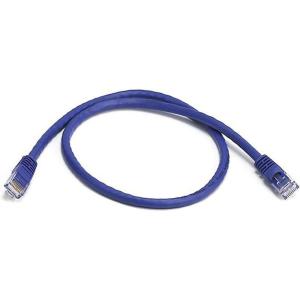 Monoprice Cat5e Ethernet Patch Cable – Network Internet Cord – RJ45, Stranded, 350Mhz, UTP, Pure Bare Copper Wire, 24AWG, 5ft, Purple(Purple)