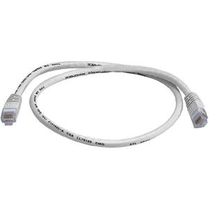 Monoprice Cat5e Ethernet Patch Cable – Network Internet Cord – RJ45, Stranded, 350Mhz, UTP, Pure Bare Copper Wire, 24AWG, 5ft, Purple(White)