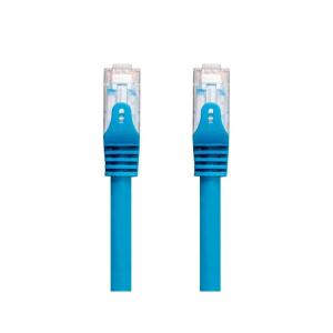 Monoprice Cat6 35ft Blue CMP Patch Cable UTP Solid 23AWG 550MHz Pure Bare Copper Snagless RJ45 Entegrade Series Ethernet Cable(25 Feet)