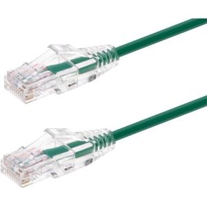Monoprice Cat6 5ft Blue Component Level Patch Cable UTP 28AWG 550MHz Pure Bare Copper Snagless RJ45 SlimRun Series Ethernet Cable(Green)