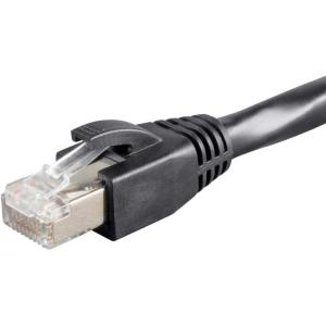 Monoprice Cat6 Ethernet Patch Cable – Snagless, 550MHz, F/UTP, CMP Rated, 23AWG, 50 Feet, Black – Entegrade Series(10 Feet)