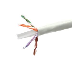 Monoprice Cat6 Plenum Bulk Cable – UL, Solid, 550MHz, UTP, CMP, 10G, 23AWG, 500 Feet, White(Grey)