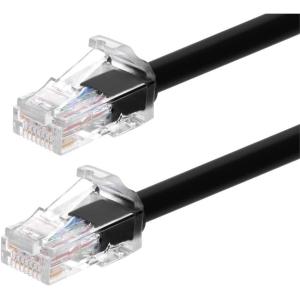 Monoprice Cat6A Component Level Patch Cable – 2 Feet – Black | UTP, 24AWG, 500MHz, Pure Bare Copper, Snagless RJ45, Ethernet Cable – Micro SlimRun Series(Black)