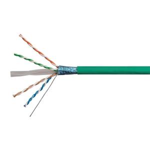 Monoprice Cat6A Ethernet Bulk Cable – 500 Feet – Yellow | Solid, 550Mhz, F/UTP, CMR, Riser Rated, Pure Bare Copper Wire, 10G, 23AWG, No Logo (UL) (TAA)(Green)