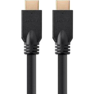 Monoprice HDMI Cable – 8 Feet – Black (No Logo) High Speed, 4K@60Hz, HDR, 18Gbps, YUV 4:4:4, 30AWG, CL2, Compatible with UHD TV and More – Commercial Series(3 Pack)