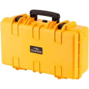 Monoprice Weatherproof Hard Case – 33 x 22 x 13 Inches, With Wheels and Customizable Foam, Shockproof, IP67, Ultraviolet And Impact Resistant Material, Black – Pure Outdoor Collection(yellow)