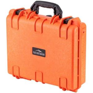 Monoprice Weatherproof/Shockproof Hard Case – IP67, Customizable Foam, 10″ x 8″ x 4″, Black – Pure Outdoor Collection(orange)