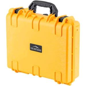 Monoprice Weatherproof/Shockproof Hard Case – IP67, Customizable Foam, 10″ x 8″ x 4″, Black – Pure Outdoor Collection(yellow)