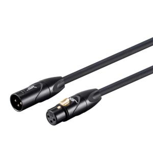 Monoprice XLR Male to XLR Female Cable – 1.5 Feet, 16AWG, Gold Plated, Microphone & Interconnect – Stage Right Series(25ft)