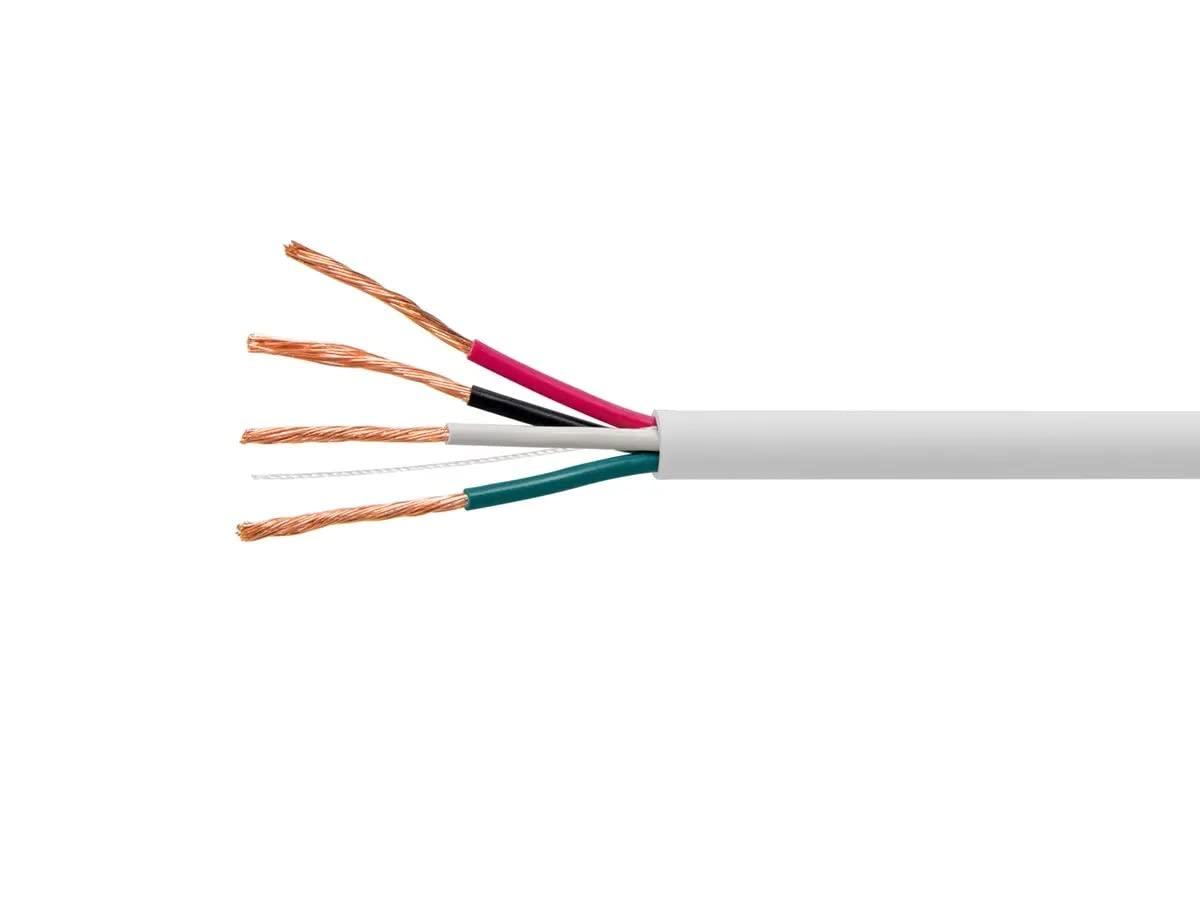 image:imageMonoprice Speaker Wire CL3 inWall Rated 2Conductor Color Coded 12AWG 250 Feet White16 AWG