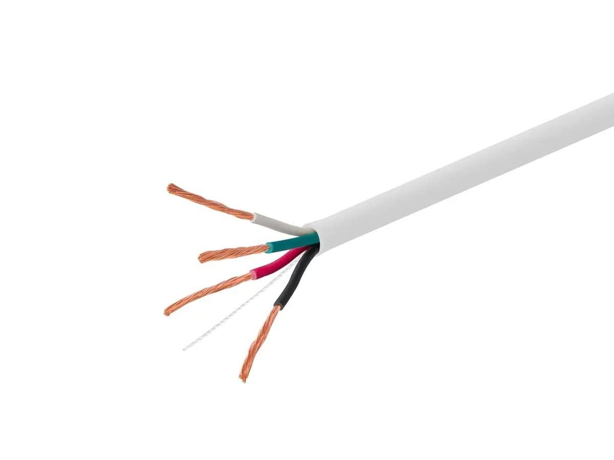 image:imageMonoprice Speaker Wire CL3 inWall Rated 2Conductor Color Coded 12AWG 250 Feet White18 AWG