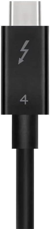 image:imageMonoprice Thunderbolt 4 Cable Intel Certified 40Gbps 240 Watts Power Delivery 8K Ultra HD 1 Meter Black