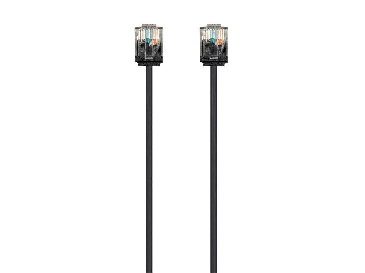 image:imageMonoprice Cat6 Ethernet Patch Cable Snagless 550MHz UTP 32AWG 1 Feet Black Micro SlimRun SeriesBlack