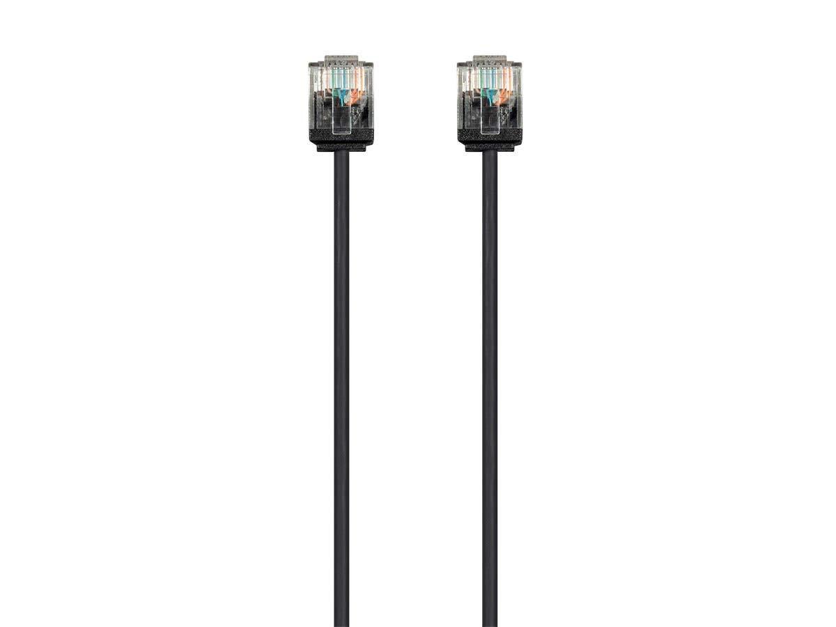 image:imageMonoprice Cat6 Ethernet Patch Cable Snagless 550MHz UTP 32AWG 1 Feet Black Micro SlimRun SeriesBlack