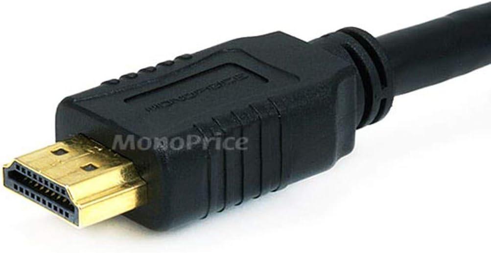 image:imageMonoprice 4K High Speed HDMI Cable HDMI 20 4K60Hz HDR HDR10 Dolby Vision 18Gbps YUV 444 28AWG with Ferrite Cores 3 Feet Black15 feet