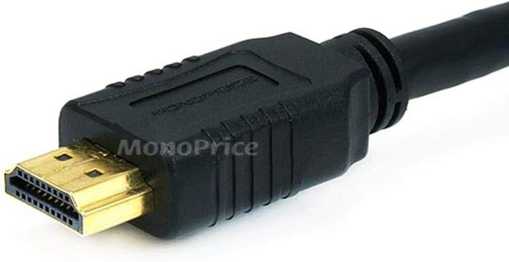 image:imageMonoprice 4K High Speed HDMI Cable HDMI 20 4K60Hz HDR HDR10 Dolby Vision 18Gbps YUV 444 28AWG with Ferrite Cores 3 Feet Black3 feet