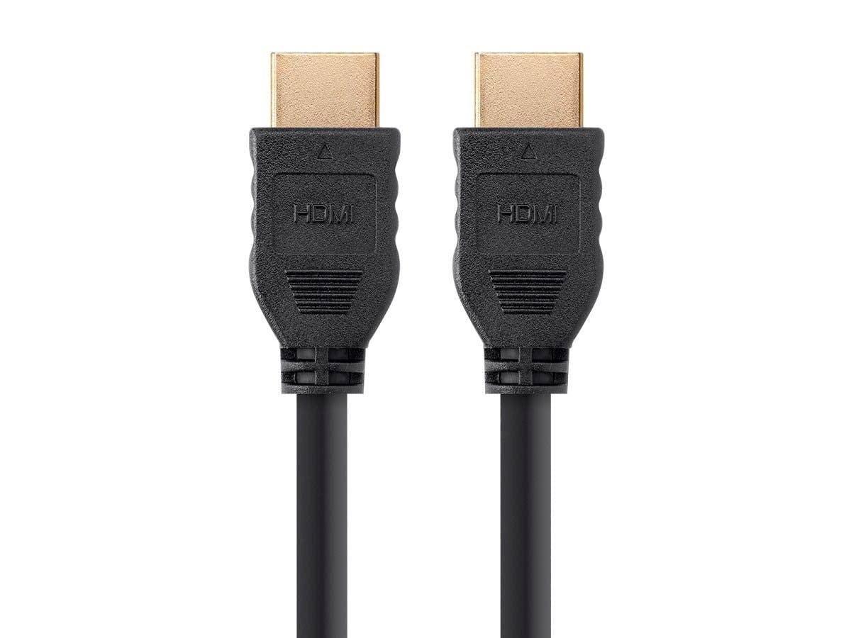 image:imageMonoprice HDMI Cable 8 Feet Black 5 Pack No Logo High Speed 4K60Hz HDR 18Gbps YCbCr 444 30AWG CL2 Compatible with UHD TV and More Commercial Series3 Pack