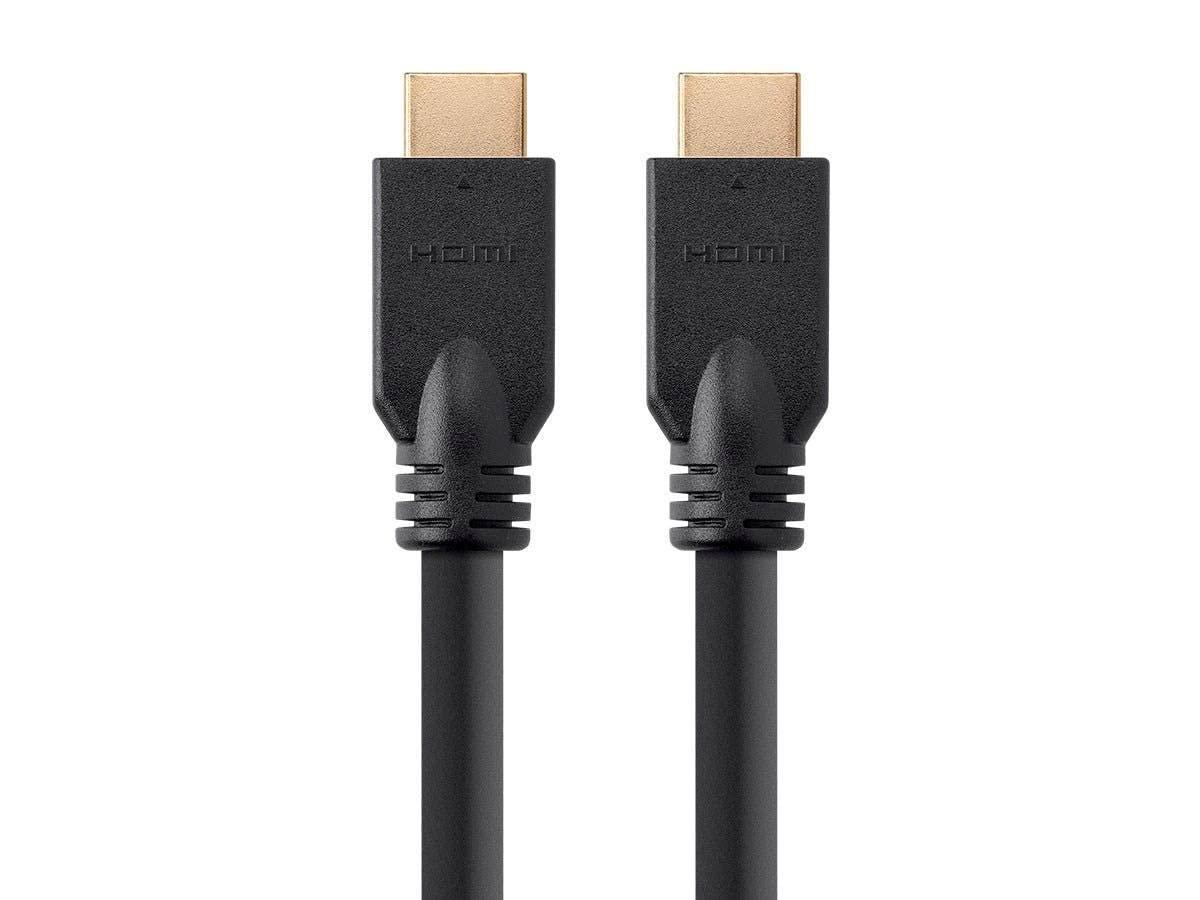 image:imageMonoprice HDMI Cable 8 Feet Black 5 Pack No Logo High Speed 4K60Hz HDR 18Gbps YCbCr 444 30AWG CL2 Compatible with UHD TV and More Commercial Series3 Pack