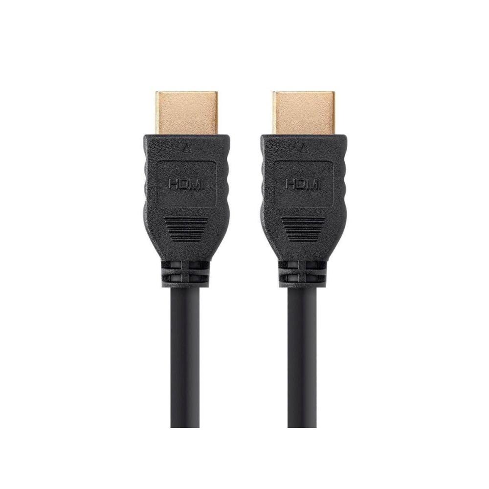 image:imageMonoprice HDMI Cable 8 Feet Black 5 Pack No Logo High Speed 4K60Hz HDR 18Gbps YCbCr 444 30AWG CL2 Compatible with UHD TV and More Commercial Series5 Pack