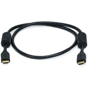 Monoprice 4K High Speed HDMI Cable – HDMI 2.0, 4K@60Hz, HDR, HDR10, Dolby Vision, 18Gbps, YUV 4:4:4, 28AWG, with Ferrite Cores, 3 Feet, Black(3 feet)