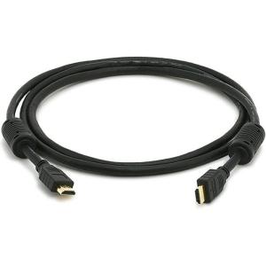 Monoprice 4K High Speed HDMI Cable – HDMI 2.0, 4K@60Hz, HDR, HDR10, Dolby Vision, 18Gbps, YUV 4:4:4, 28AWG, with Ferrite Cores, 3 Feet, Black(6 feet)
