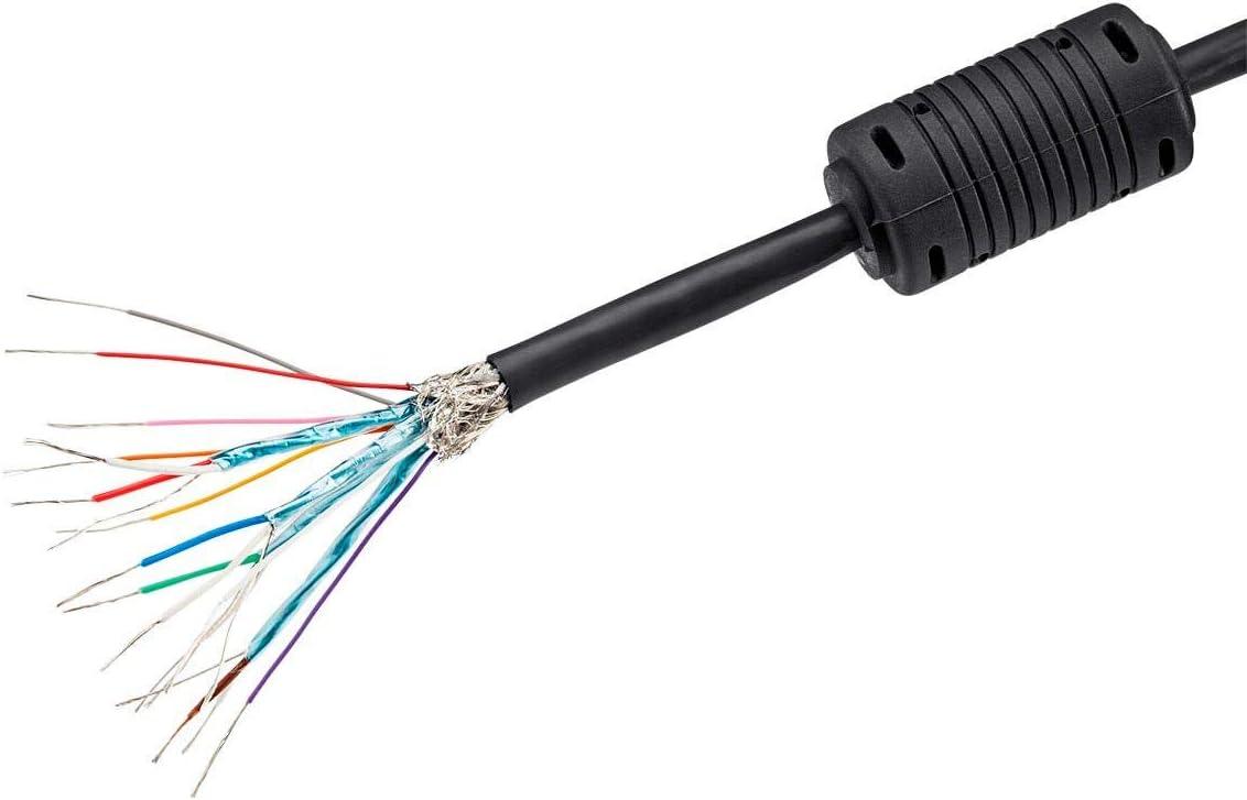 image:imageMonoprice 12ft 28AWG Standard HDMI Cable wFerrite Cores Black
