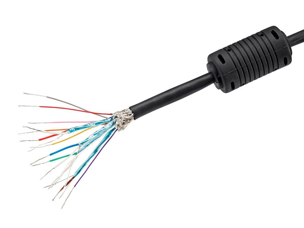 image:imageMonoprice 4K High Speed HDMI Cable HDMI 20 4K60Hz HDR HDR10 Dolby Vision 18Gbps YUV 444 28AWG With Ferrite Cores 25 Feet Black 1 PackCable