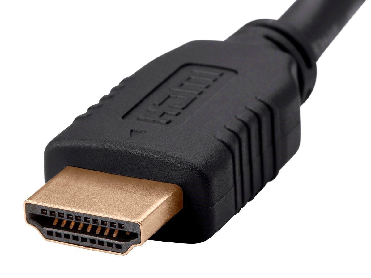 image:imageMonoprice 4K High Speed HDMI Cable HDMI 20 4K60Hz HDR HDR10 Dolby Vision 18Gbps YUV 444 28AWG With Ferrite Cores 25 Feet Black 1 PackCable