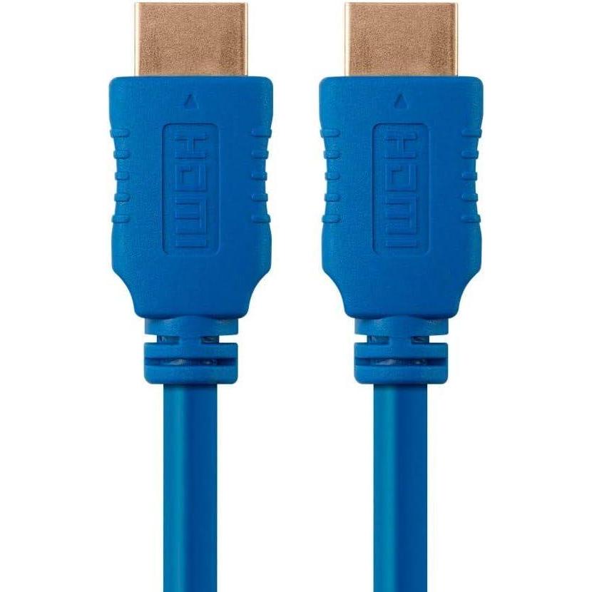 image:image28AWG High Speed HDMI Cable wFerrite Cores Blue 6 feet1 Pack