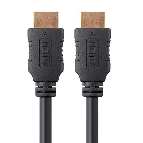 image:imageMonoprice 4K High Speed HDMI Cable HDMI 20 4K60Hz HDR HDR10 Dolby Vision 18Gbps YUV 444 28AWG With Ferrite Cores 25 Feet Black 1 PackCable 3 Pack