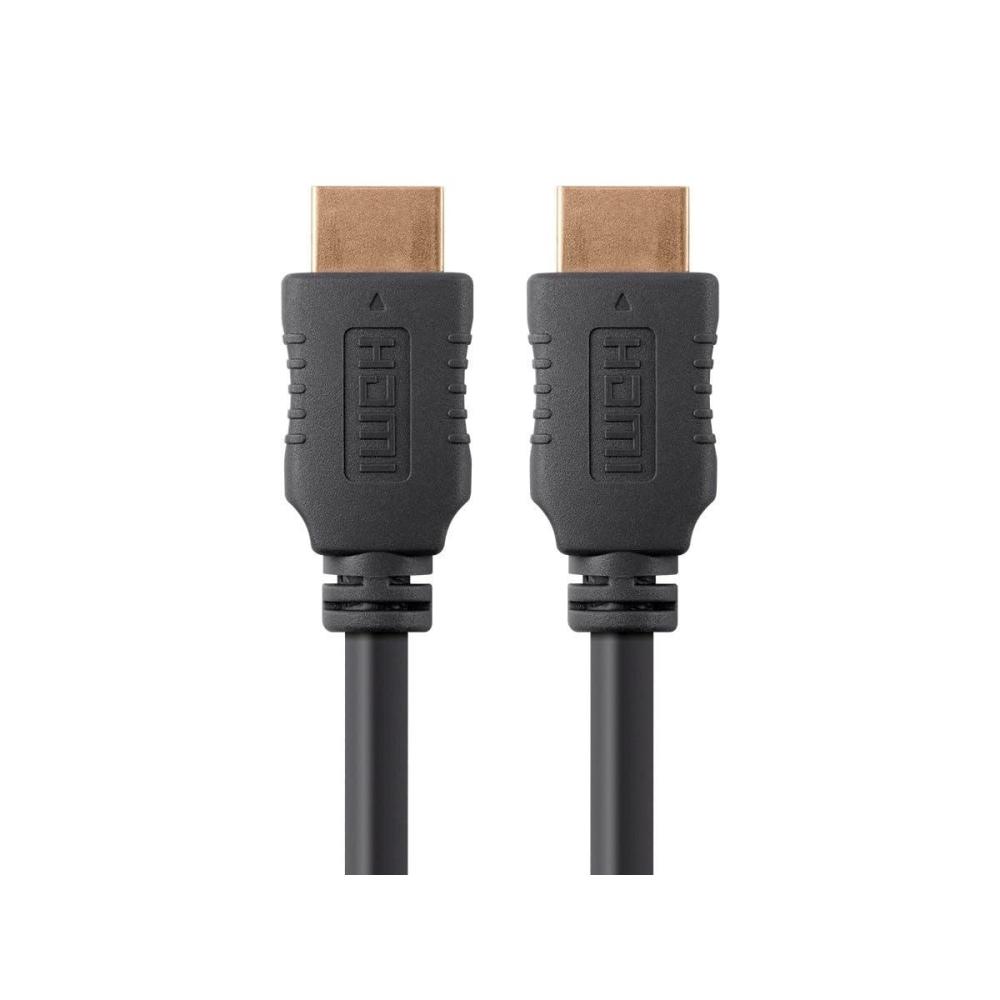image:imageMonoprice 4K High Speed HDMI Cable HDMI 20 4K60Hz HDR HDR10 Dolby Vision 18Gbps YUV 444 28AWG With Ferrite Cores 25 Feet Black 1 PackCable