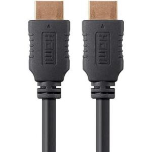 Monoprice 4K High Speed HDMI Cable – 4K60Hz, 18Gbps, HDR, 10ft, Black – 5 Pack