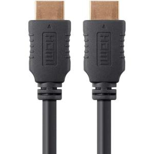 Monoprice HDMI High Speed Cable – 10 Feet – Black, 4K@60Hz, HDR, 18Gbps, YUV 4:4:4, 28AWG – Select Series