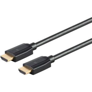Monoprice Ultra 8K High Speed HDMI Cable – 6 Feet – Black (5-Pack) 48Gbps, 8K, Dynamic HDR, eARC, UHDTV, AMD FreeSync – DynamicView, Model:139483
