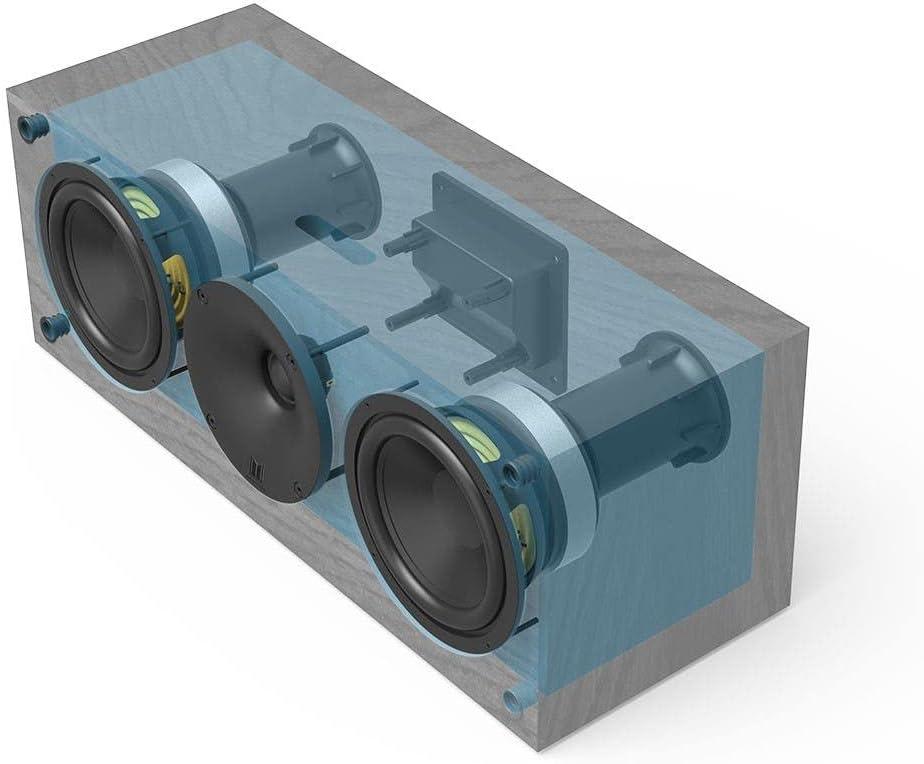 image:imageMonolith C4 Center Channel Speaker Each Powerful Woofers Punchy Bass High Performance Audio for Home Theater System Audition Series