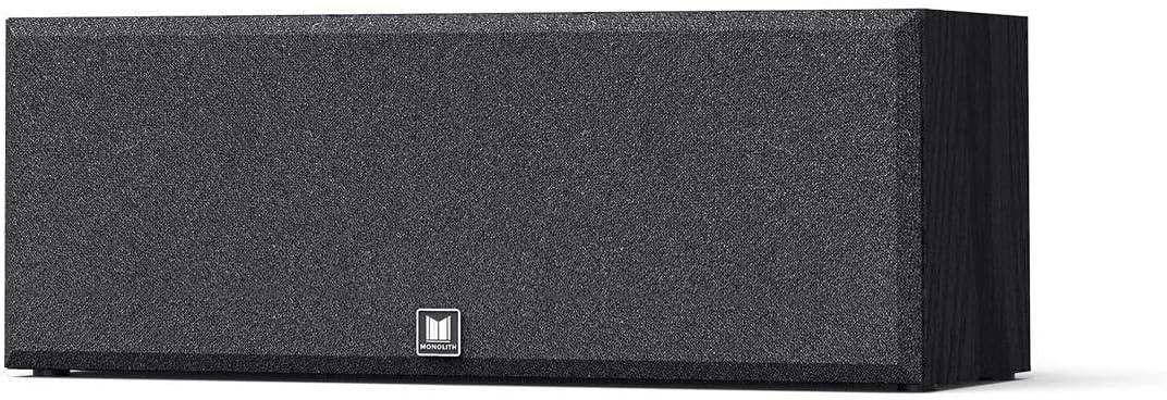 image:imageMonolith C4 Center Channel Speaker Each Powerful Woofers Punchy Bass High Performance Audio for Home Theater System Audition Series