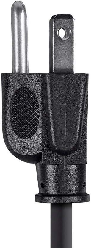 image:imageMonoprice Power Cord NEMA 515P to IEC320C5 18AWG 7A125V SVT 3Prong 6ft Black3 Feet