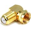 image:imageMonoprice F Type Right Angle Female to Male Adapter Gold PlatedSingle PCS