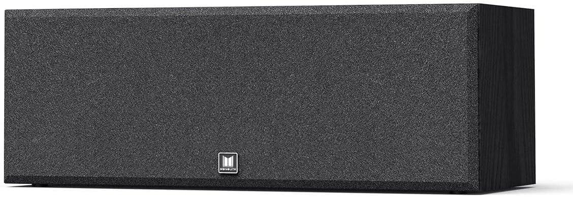 image:imageMonolith C5 Center Channel Speaker Black Each Powerful Woofers Punchy Bass High Performance Audio for Home Theater System Audition Series